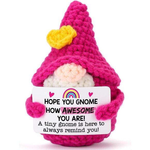 Christmas Gnomes Gifts for Women - Crochet Emotional Support & Inspirational - Picture 1 of 7